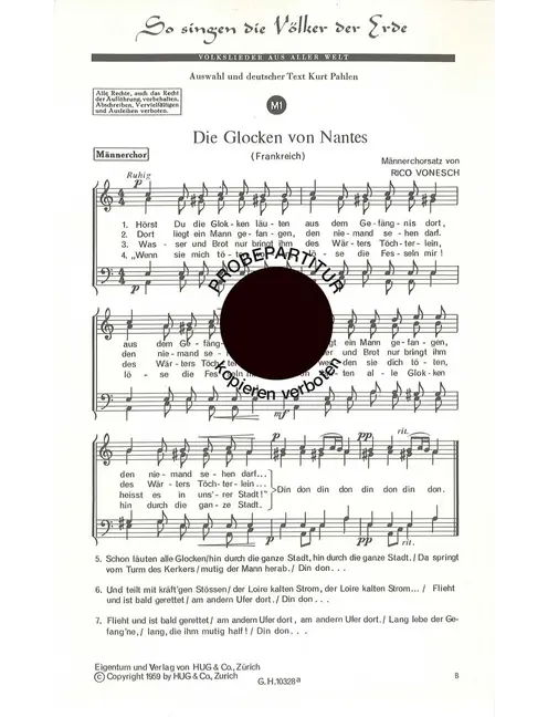 So singen die Völker der Erde 1